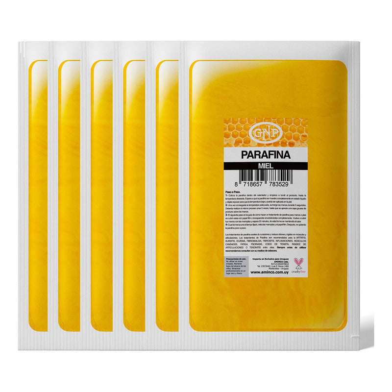 X6 Parafina Gnp 350gr Manos Pies Cuerpo, Baños De Parafina