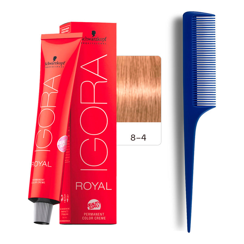 Tinta Igora Royal Schwarzkopf 60ml + Peine De Cola 8.4