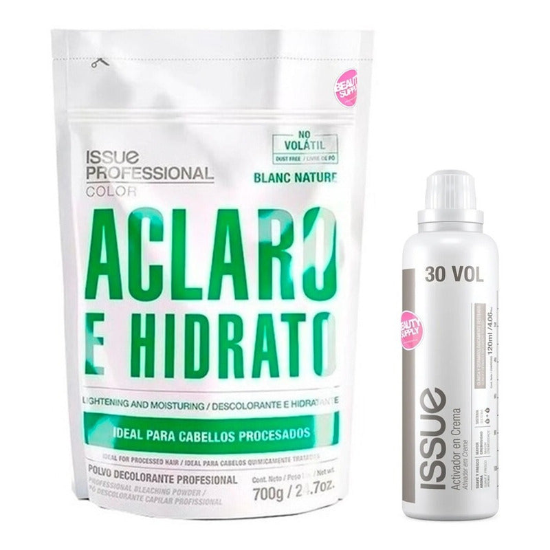 Combo Decolorante Issue Blanc Nature 700gr. + Activador