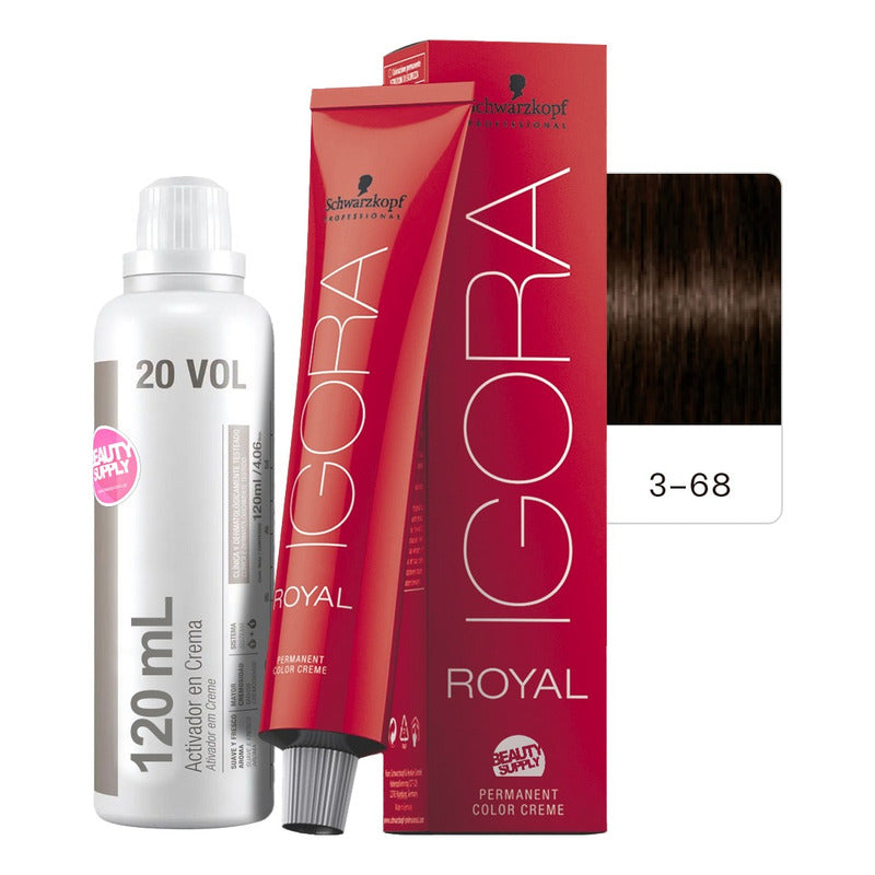 Kit Tinta Igora Royal Schwarzkopf Con Oxidante