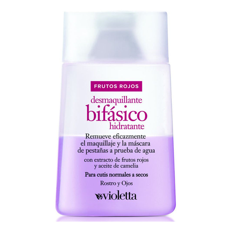 Desmaquillante Bifásico Violetta Frutos Rojos 110ml