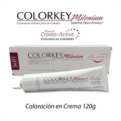 Kit Tinta Silkey Colorkey Milenium 120g + Pincel De Tinta