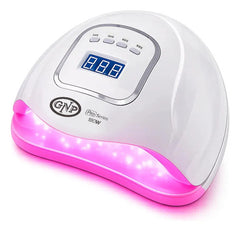 Lampara Led Uñas Gnp 180w Luz Rosa Profesional Esmaltado Semipermanente, Soft Gel Y Polygel Blanco