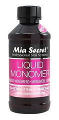 Mia Secret Monómero 118ml Líquido Acrílico Profesional Uñas Transparente