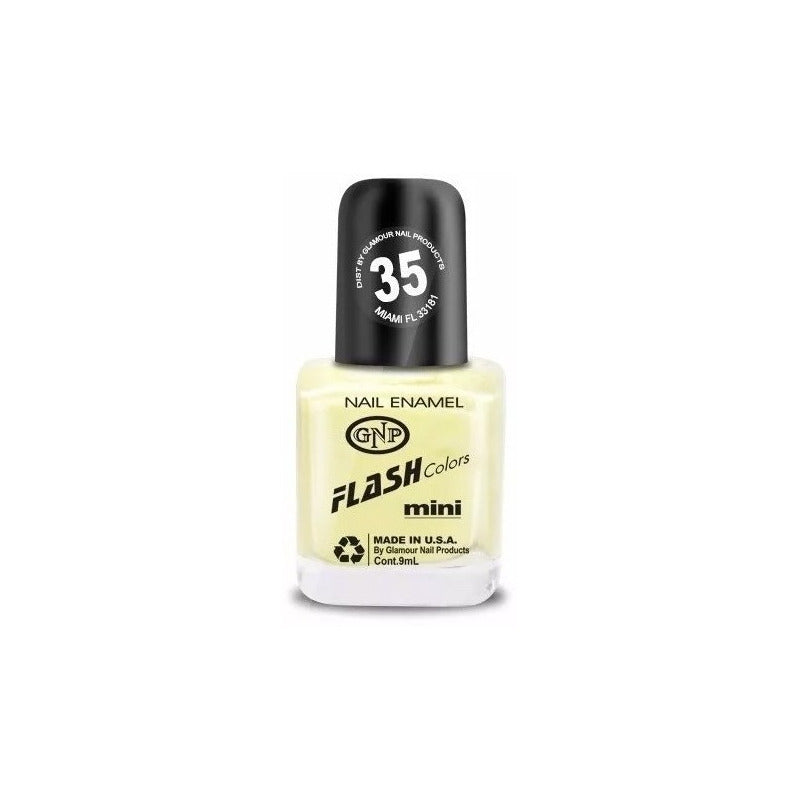 Esmalte De Uñas Americano Gnp Nro.35 Amarillo Patito Nice