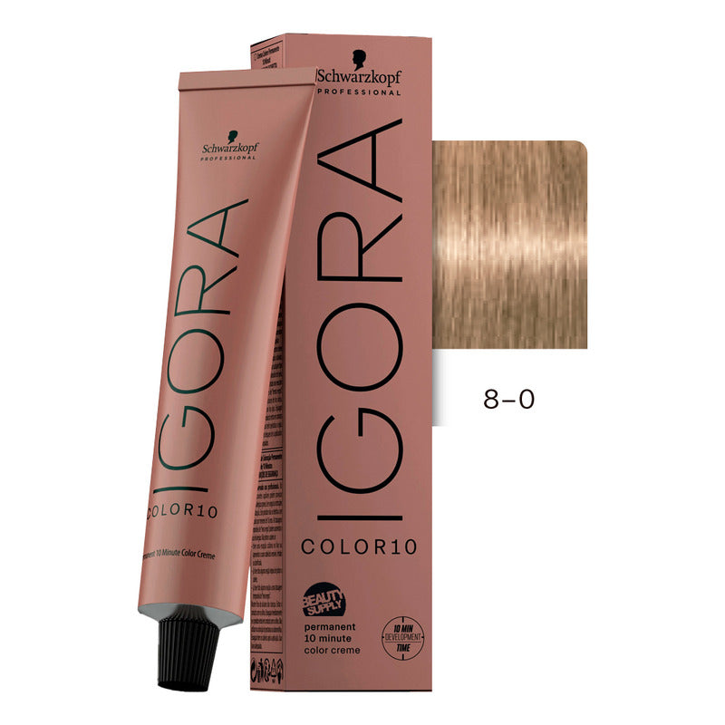 Tinta Igora Schwarzkopf Color10 8-0