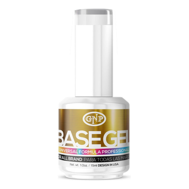 Base Coat Universal Gnp Esmalte Semipermanente Vegano 21free Transparente