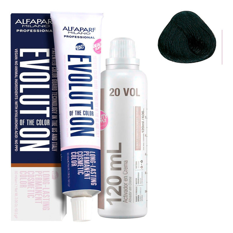 Tinta Alfaparf Evolution Naturals 60ml Vegana Y Oxidante
