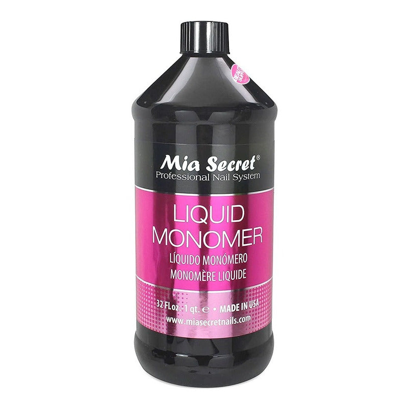 Liquido Acrilico Mia Secret 946ml. Presentación Profesional