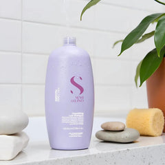 Duo Alfaparf Smooth Xl Shampoo 1000ml Y Acondicionador 1000ml Para Cabellos Rebeldes