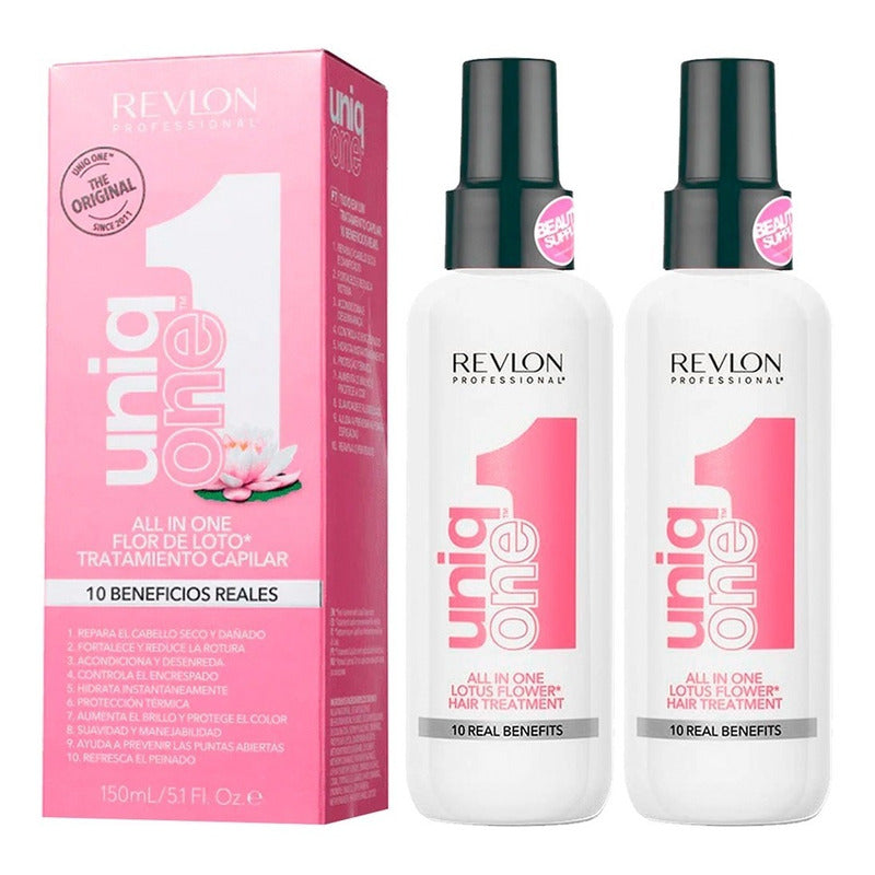 X2 Revlon One Lotus Tratamiento Revlon 150ml. Nice