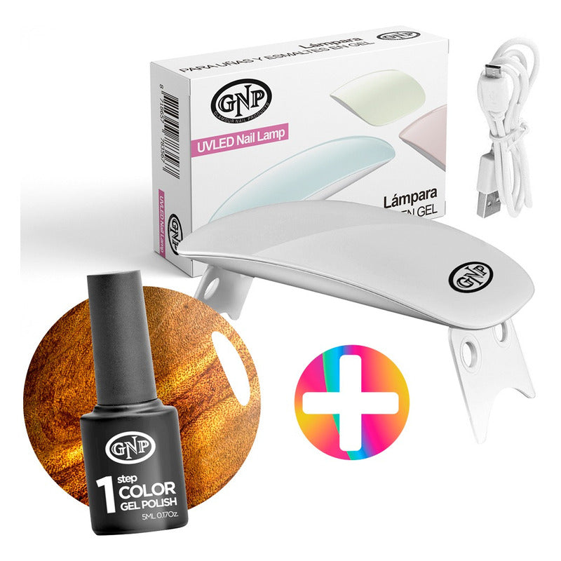 Kit De Esmalte Semipermanente Y Lampara Gnp