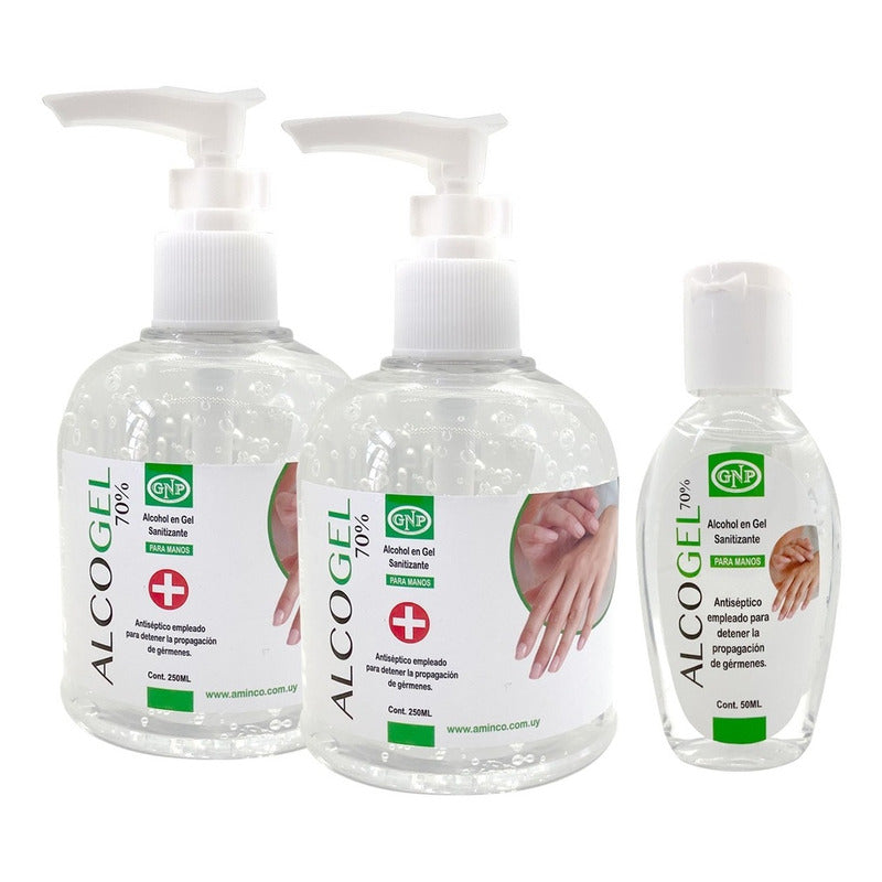 X2 Alcohol En Gel Gnp 250ml + 50ml Alcohol