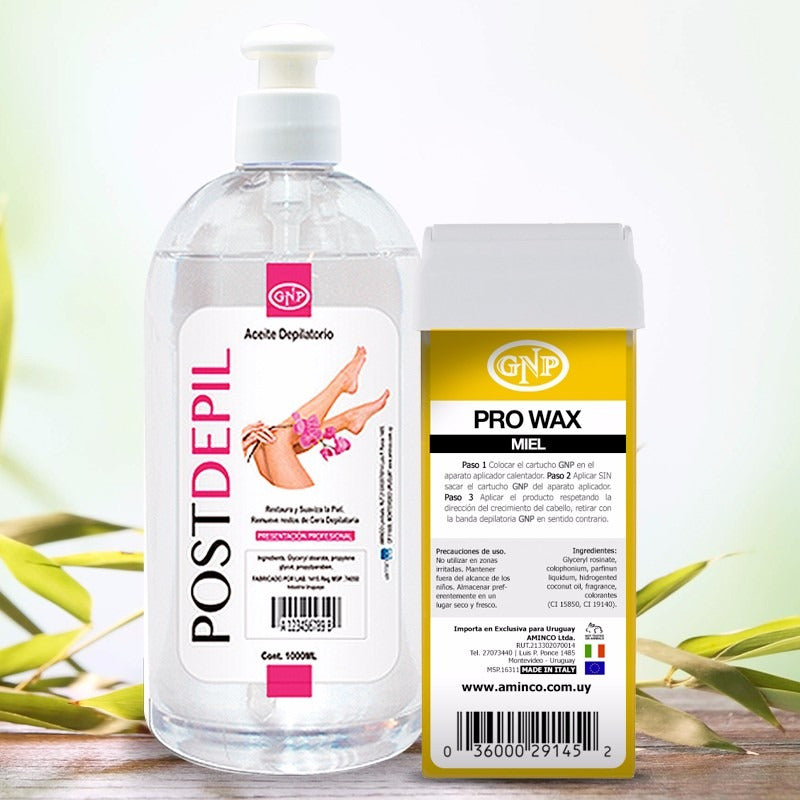 Cartucho Corporal Rollon Miel Y Aceite Depilatorio Gnp Nice