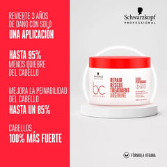 Shampoo Schwarzkopf Rescue Repair, Acondicionador Y Mascara