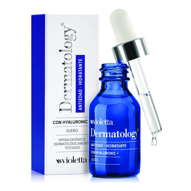 Suero Antiedad Hidratante Con Hyaluronic+ Violetta 20ml