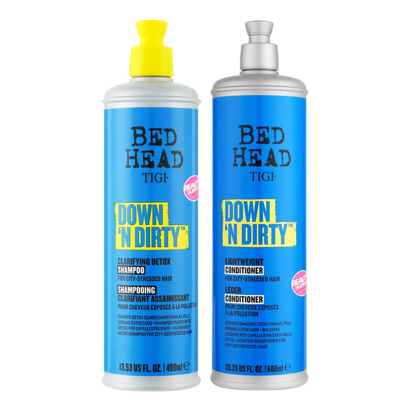 Shampoo Y Acondicionador Tigi Bed Head Down'n Dirty 400ml