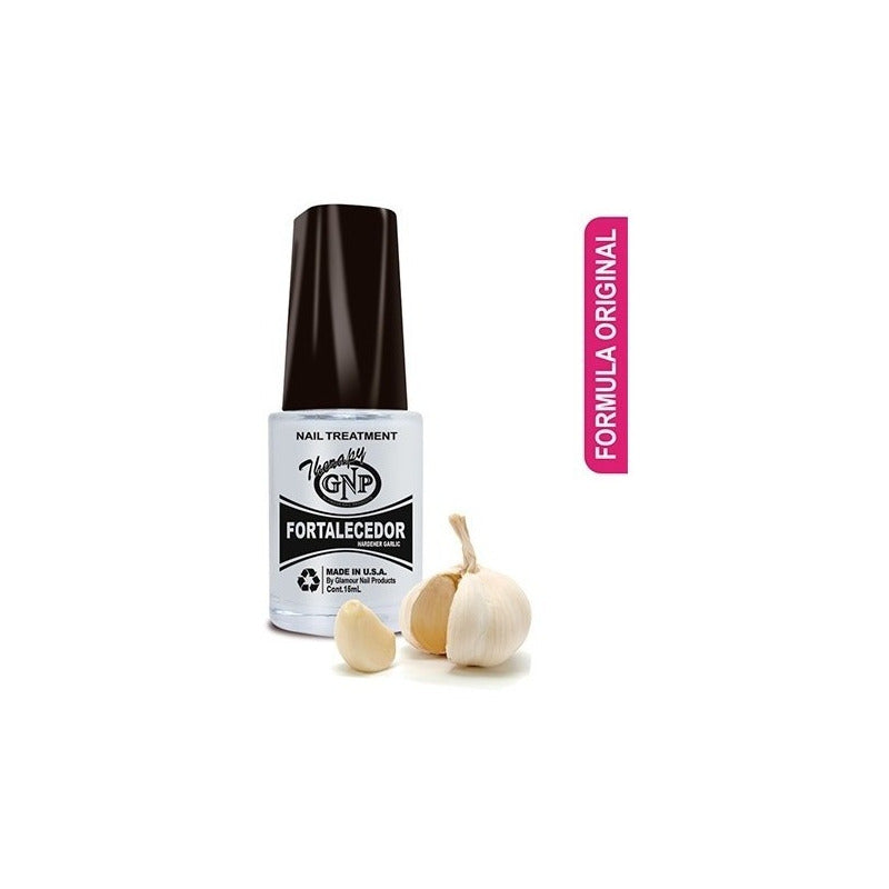 Fortalecedor De Uñas Con Ajo Gnp, Endurecedor Natural Blanco