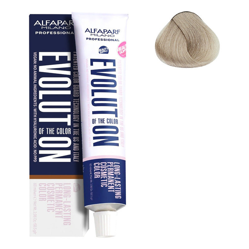 Tinta Alfaparf Evolution 60ml Vegana Con Ácido Hialurónico