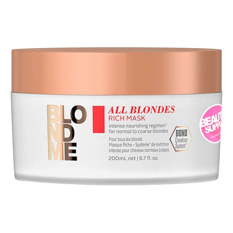 Tratamiento Enriquecido Schwarzkopf Blondme 200ml