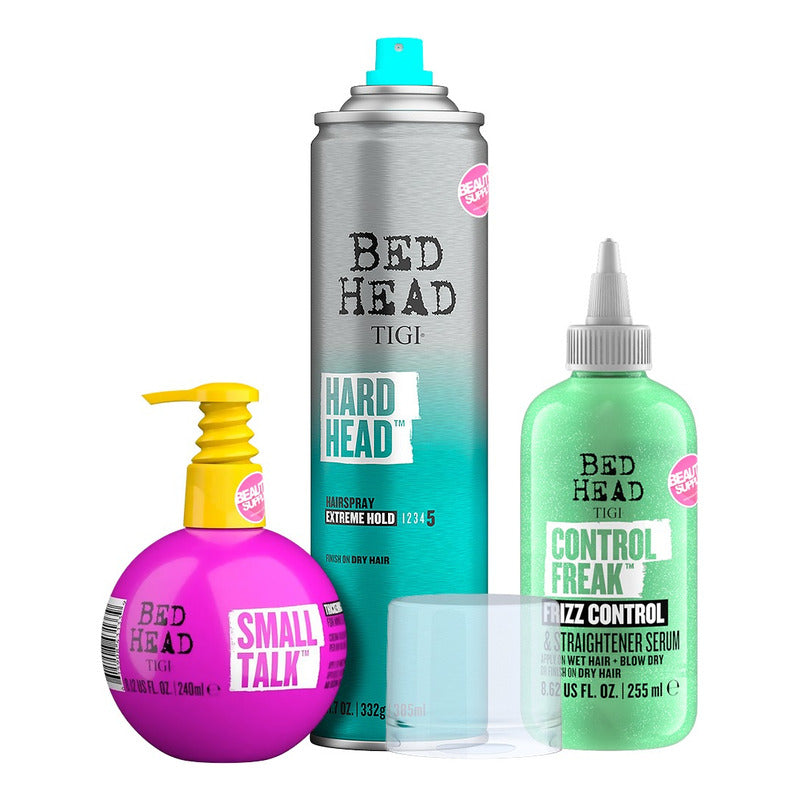 Kit Tigi Bed Head Con Fijador, Small Talk Y Control Freak