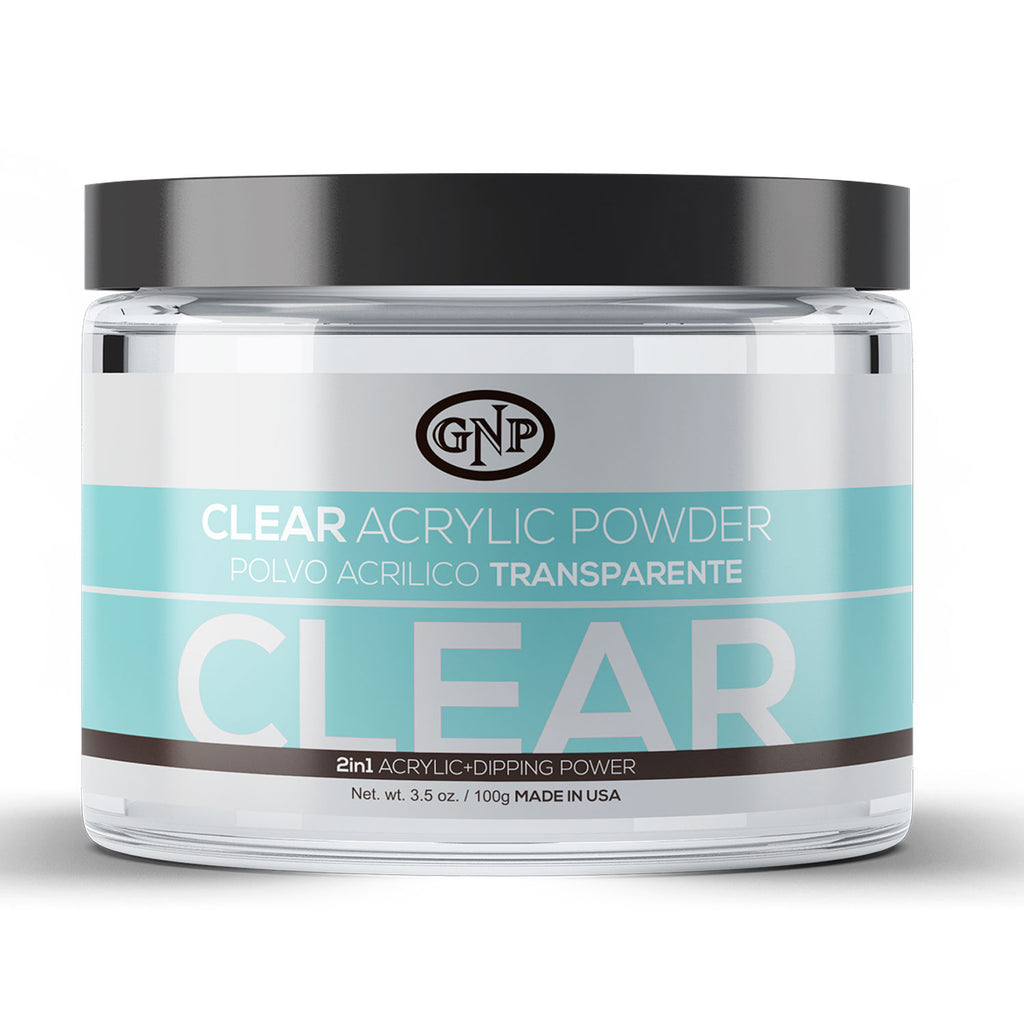 Polvo Acrílico GNP Transparente 100Gr. en Beauty Supply