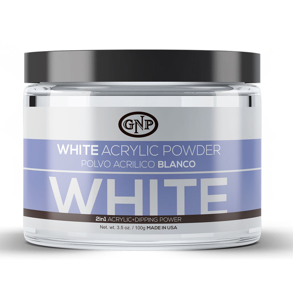 Polvo Acrílico GNP Blanco 100Gr. en Beauty Supply