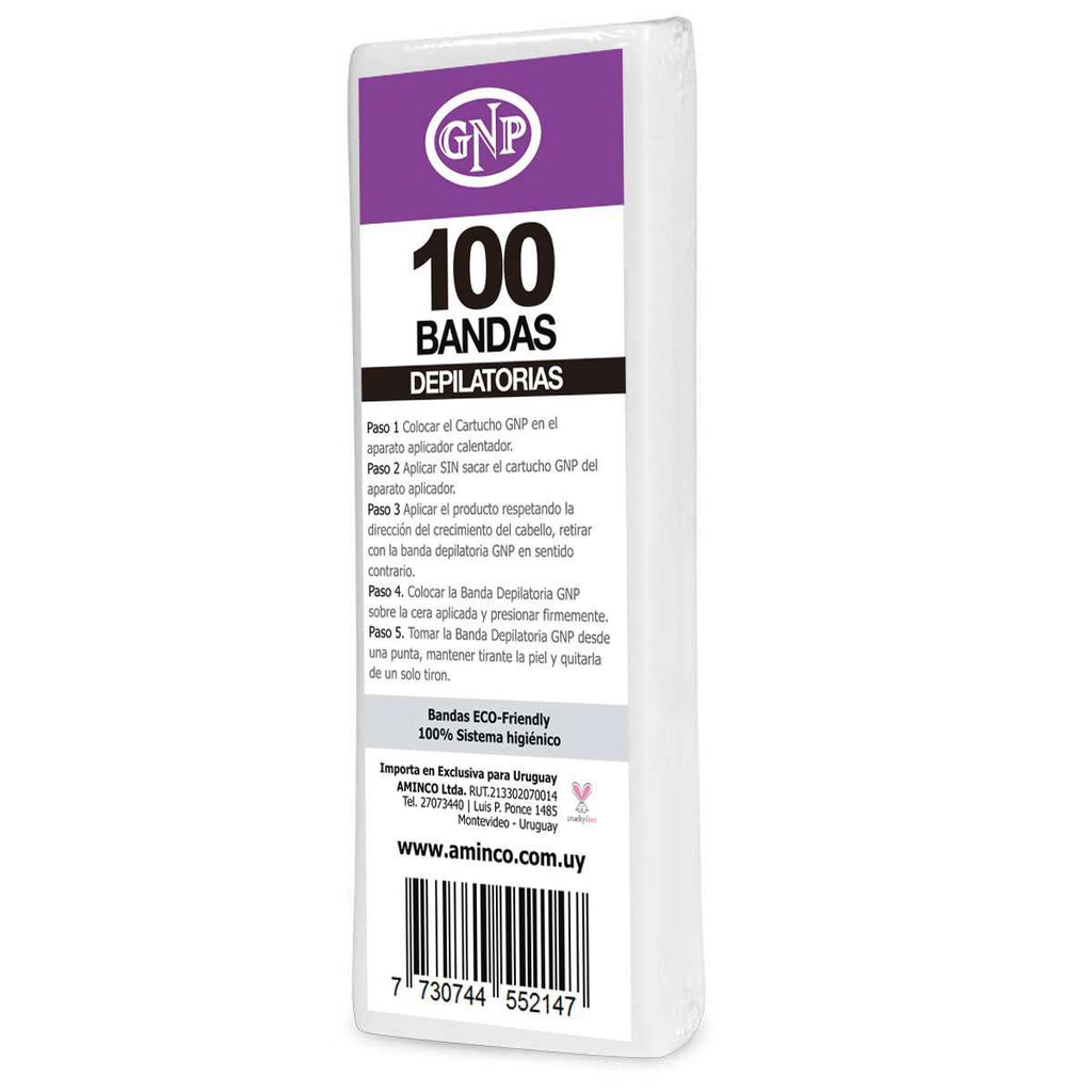Bandas Depilatoria GNP x100 uni. en Beauty Supply