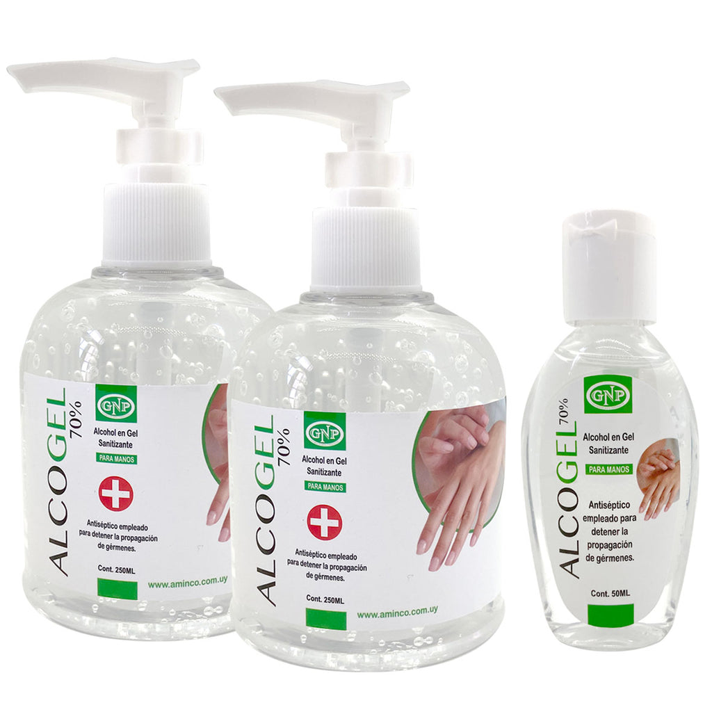 X2 Alcohol En Gel Gnp 250ml + 50ml en Beauty Supply