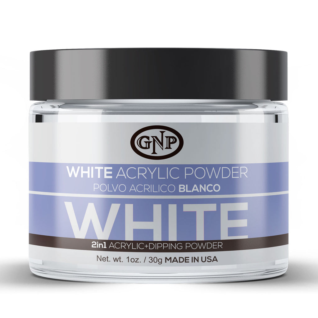 Polvo Acrílico GNP Blanco 30Gr. en Beauty Supply
