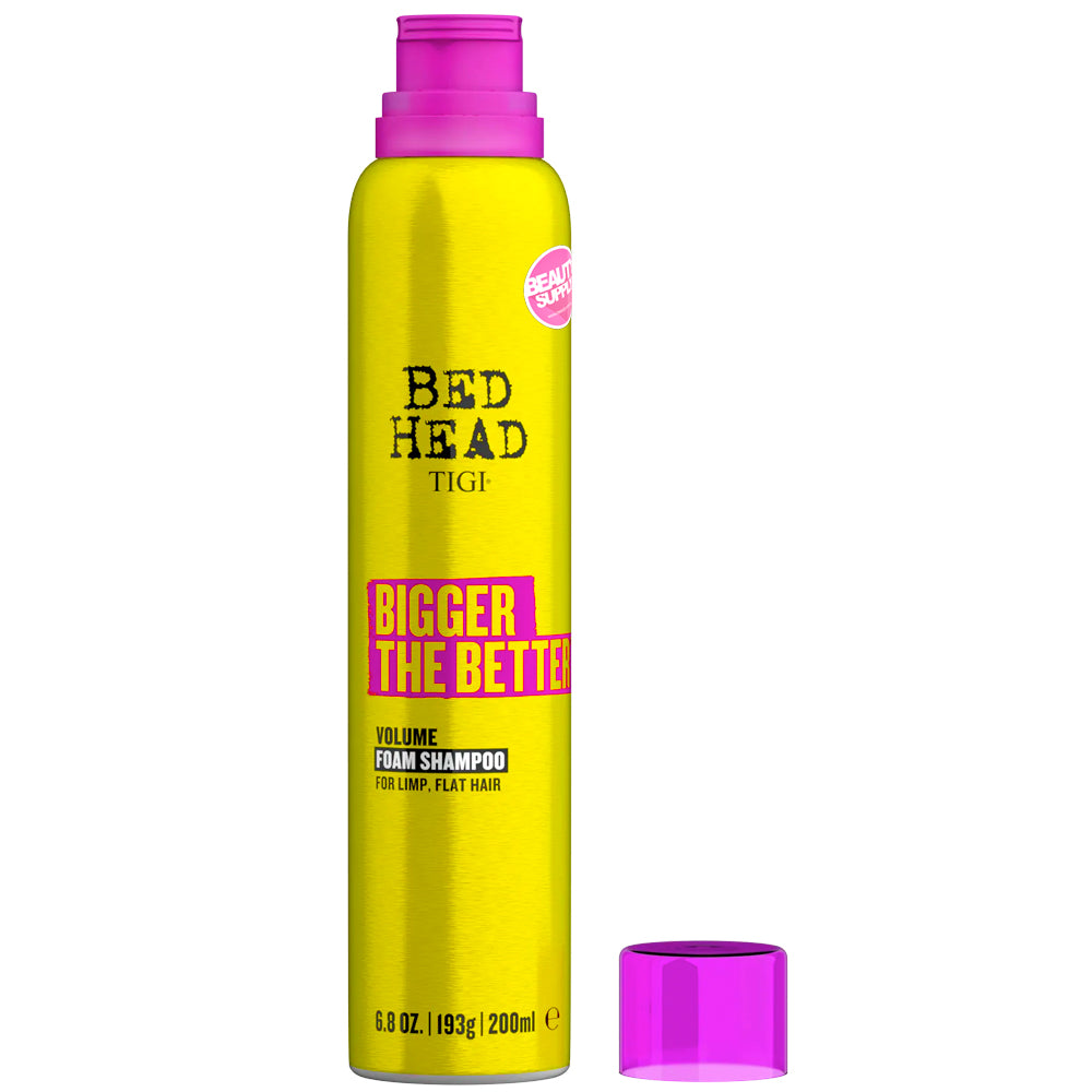 Shampoo de Espuma Tigi Bed Head Bigger 200ml sin sulfatos