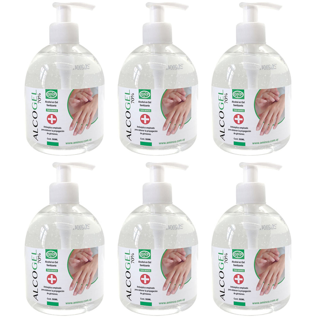 x6 Alcohol En Gel Gnp 500ml en Beauty Supply