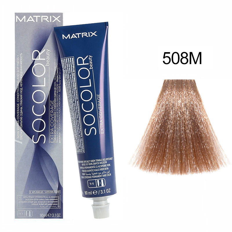 508M POMO DE TINTA MATRIX EXTRA COBERTURA SoColorBeauty 90ML en Beauty Supply