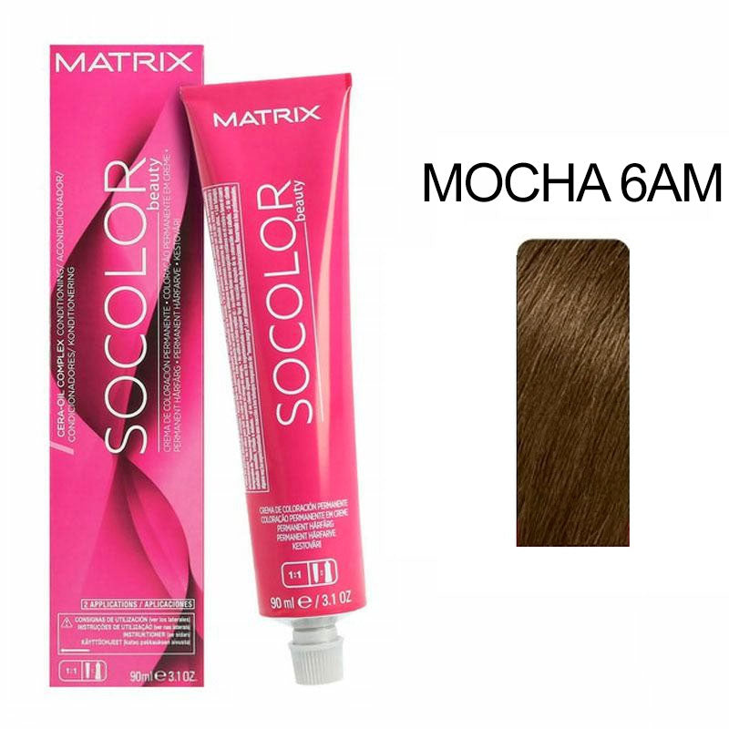 MOCHA 6AM POMO DE TINTA MATRIX SoColorBeauty 90ML en Beauty Supply