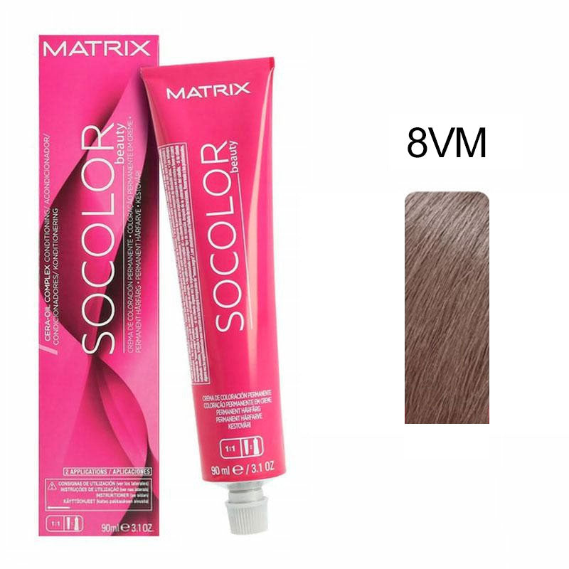 MOCHAS 8VM POMO DE TINTA MATRIX SoColorBeauty 90ML en Beauty Supply