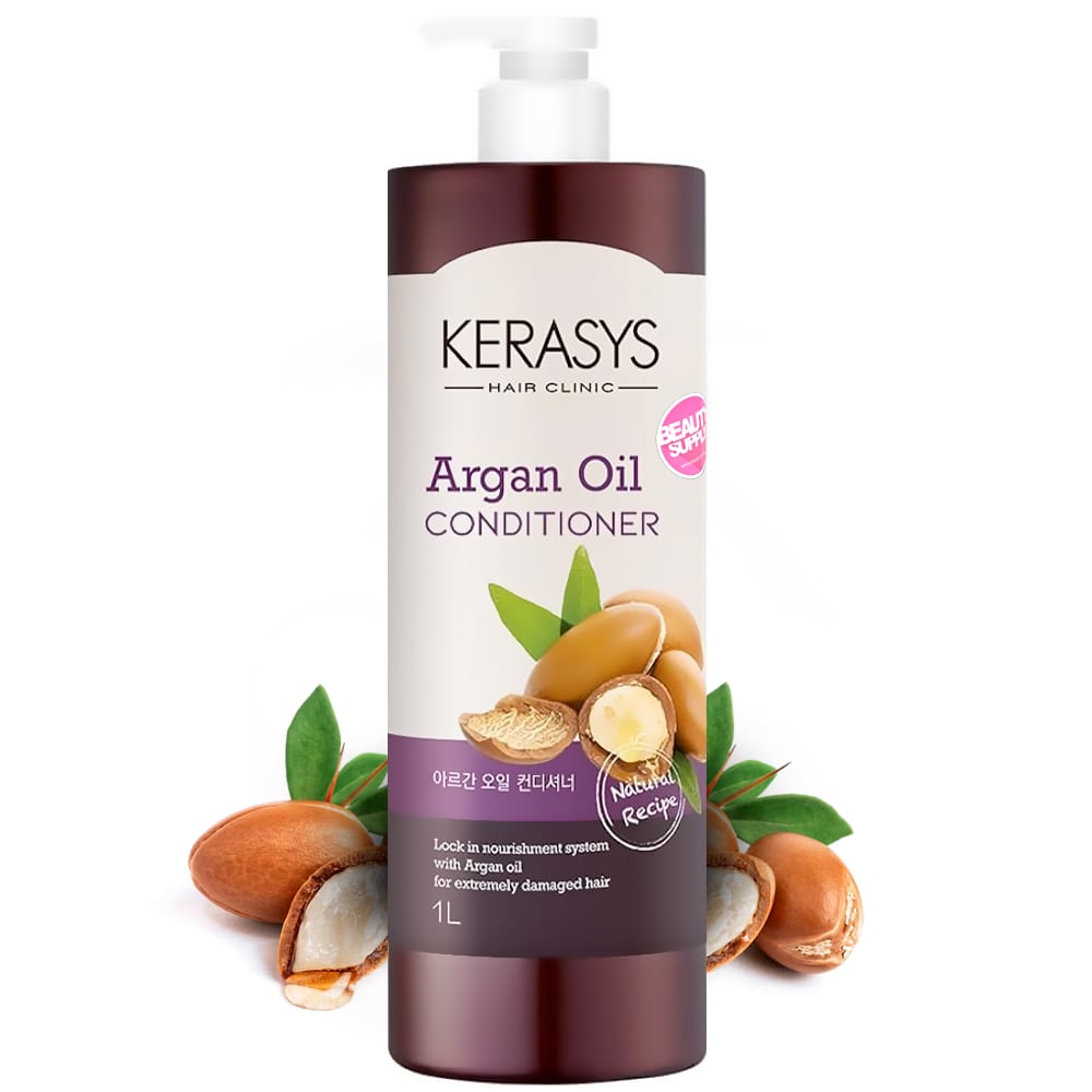 Acondicionador Kerasys Aceite de Argan 1LT, ideal dañados