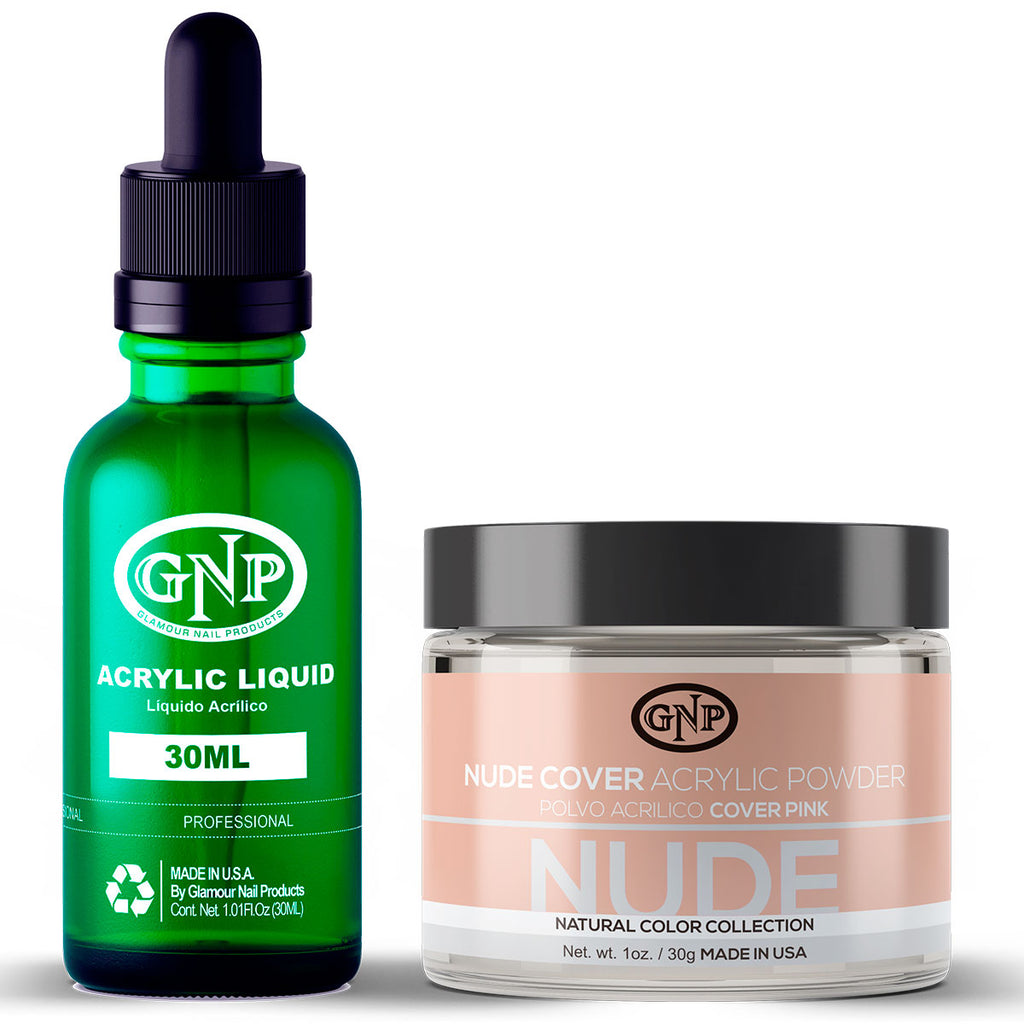 Cover GNP Nude 30Gr. + Líquido Acrílico GNP 30Ml en Beauty Supply