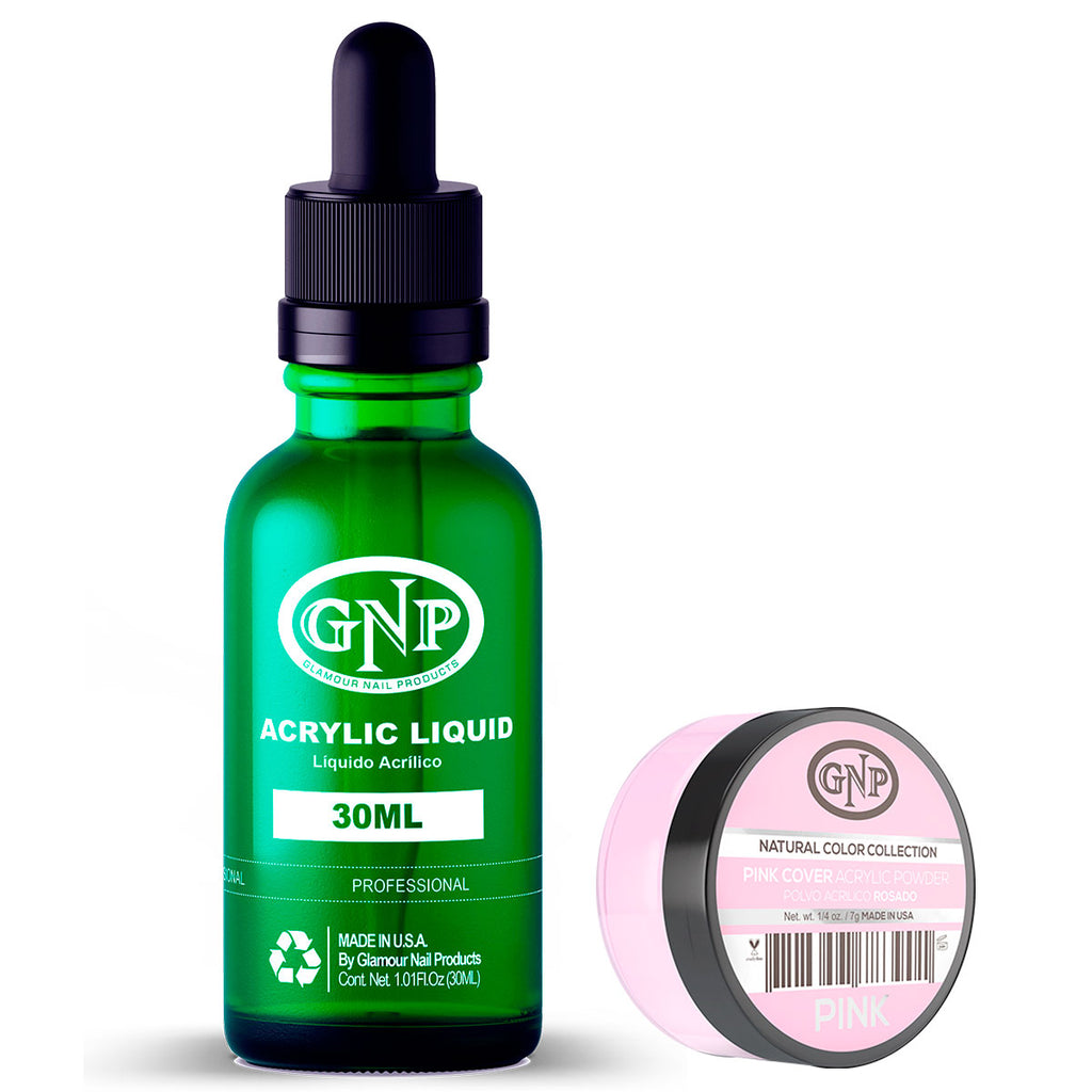 Cover GNP Pink 7Gr. + Líquido Acrílico GNP 30Ml en Beauty Supply