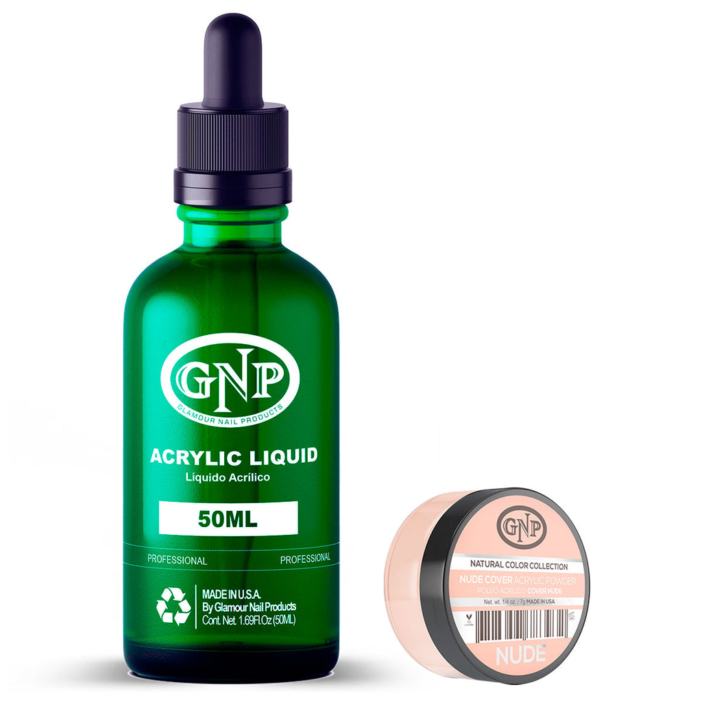 Cover GNP Nude 7Gr. + Líquido Acrílico GNP 50Ml en Beauty Supply