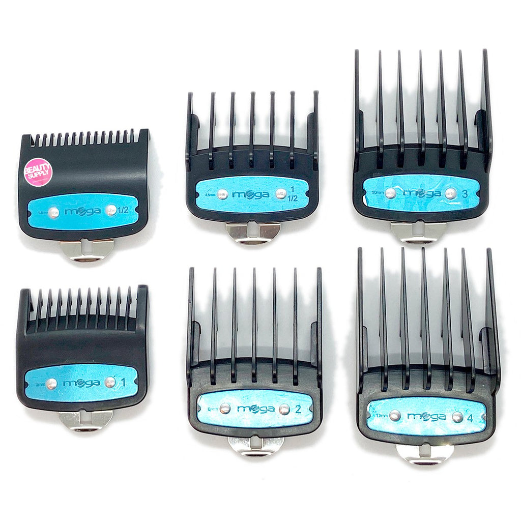 SOBREPEINES METAL COMB (6 UNIDADES) MEGA en Beauty Supply