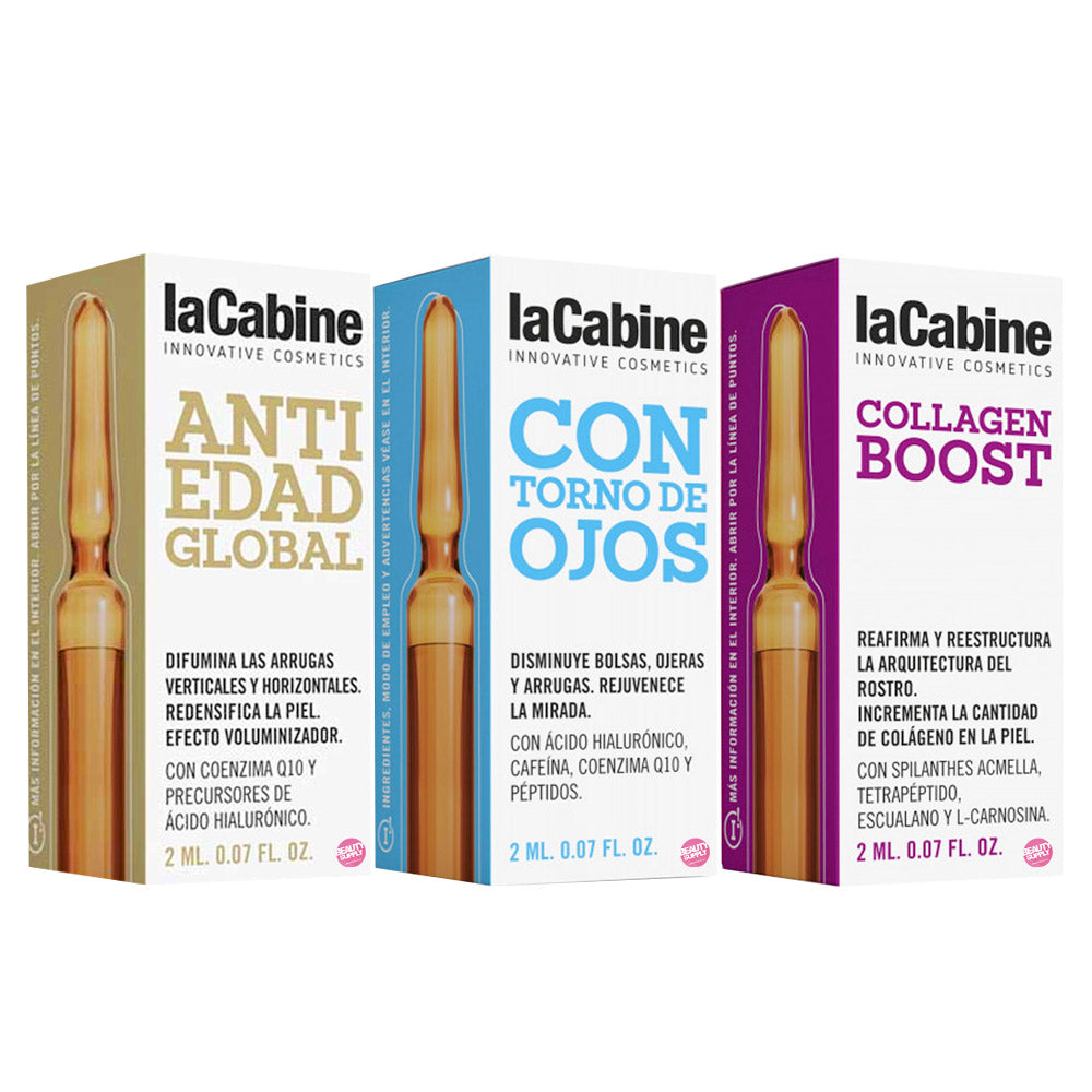 Pack de Ampolla laCabine Rutinas en Beauty Supply