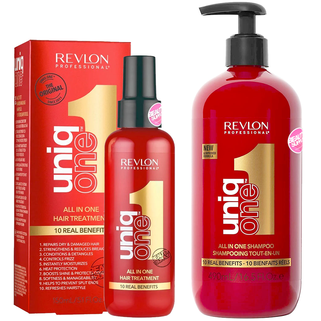 KIT UNIQ ONE REVLON TRATAMIENTO Y SHAMPOO en Beauty Supply