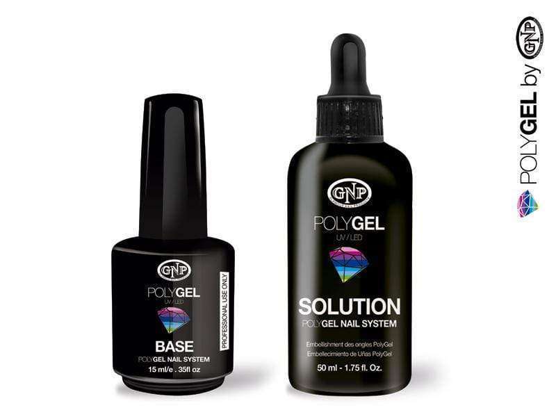 Base Polygel gnp 15ml y Solution Polygel gnp 50ML. Sin olor en Beauty Supply