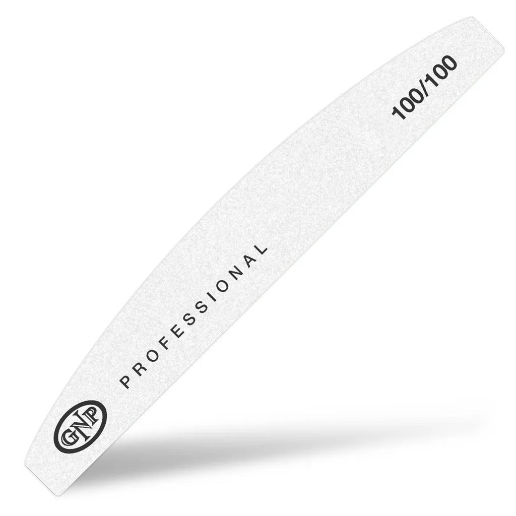 Lima Medialuna Blanca 100/100 GNP Professional en Beauty Supply