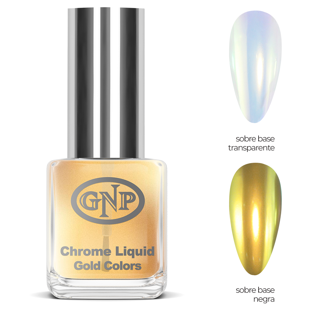 Polvo Liquido GNP Chrome Oro
