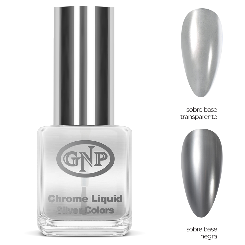Polvo Liquido GNP Chrome Plata