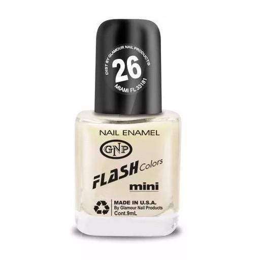 Esmalte FLASH Colors de GNP 9ML Nro.26 Lactea con Nacar! en Beauty Supply