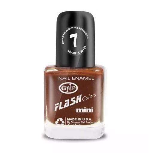 Esmalte FLASH Colors de GNP 9ML Nro.7 Marron Chocolate! en Beauty Supply