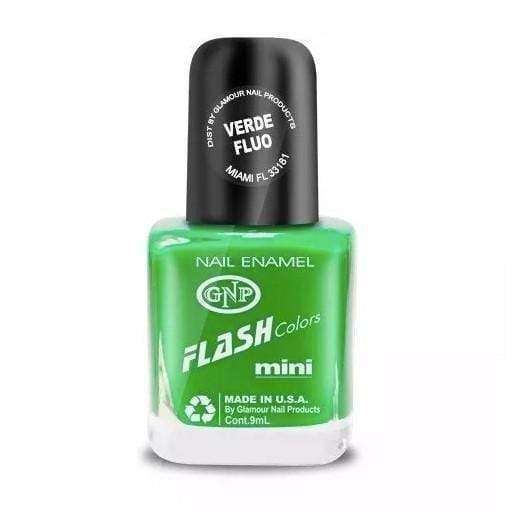 Esmalte FLASH Colors de GNP 9ML Verde Fluo Summer en Beauty Supply