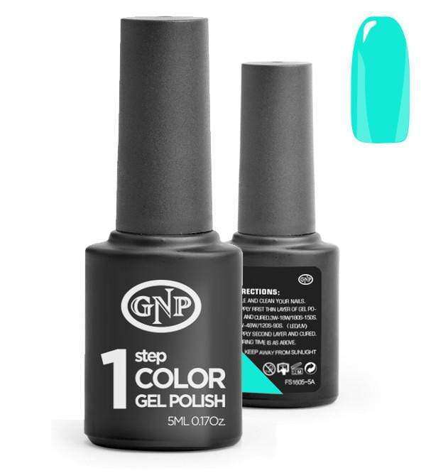 Esmalte Permanente en Gel GNP de un solo paso! #25 Verde Agua en Beauty Supply